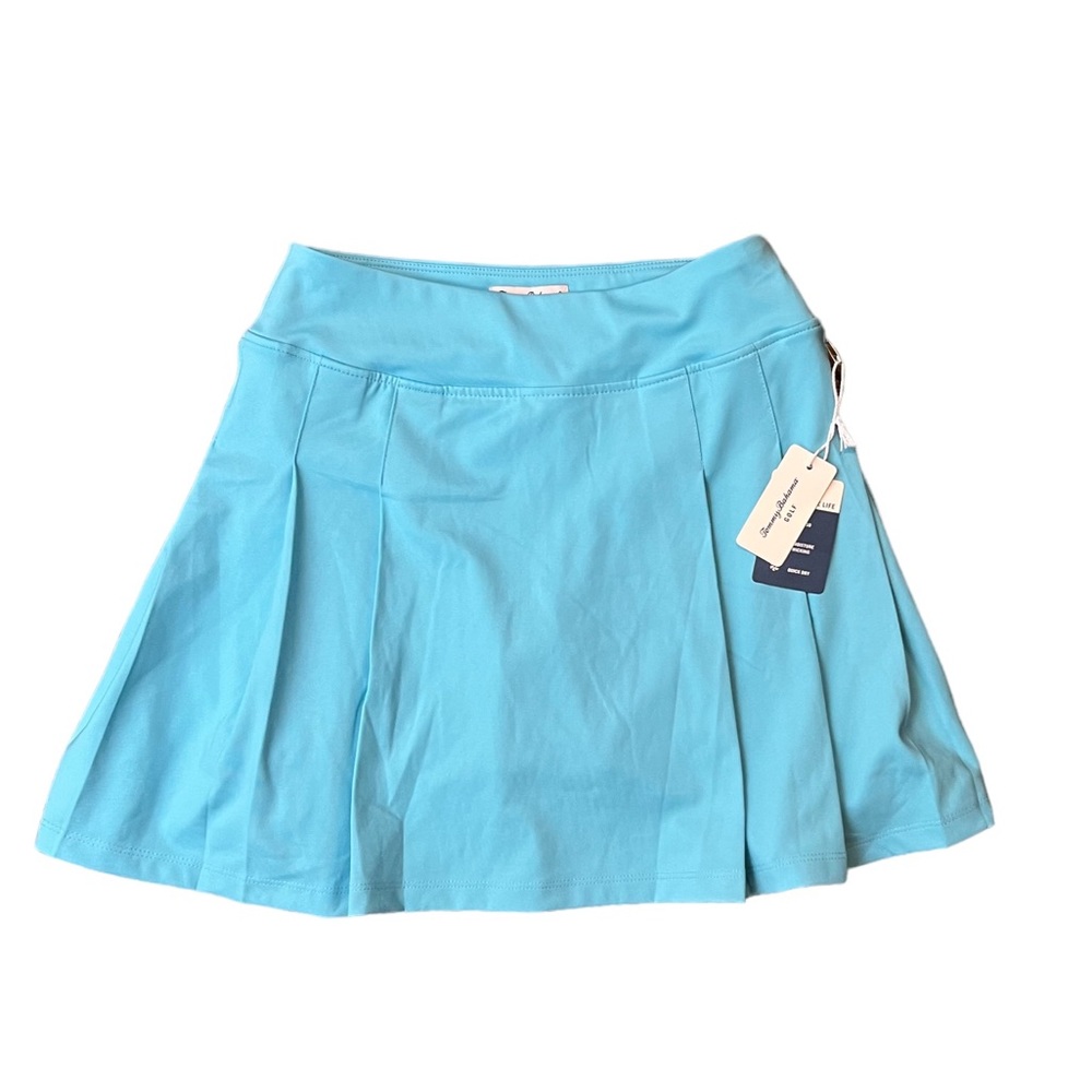 Tommy Bahama Women’s Golf Skort Skirt Light Blue Pleats Wicking Sz XS NWT/NEW